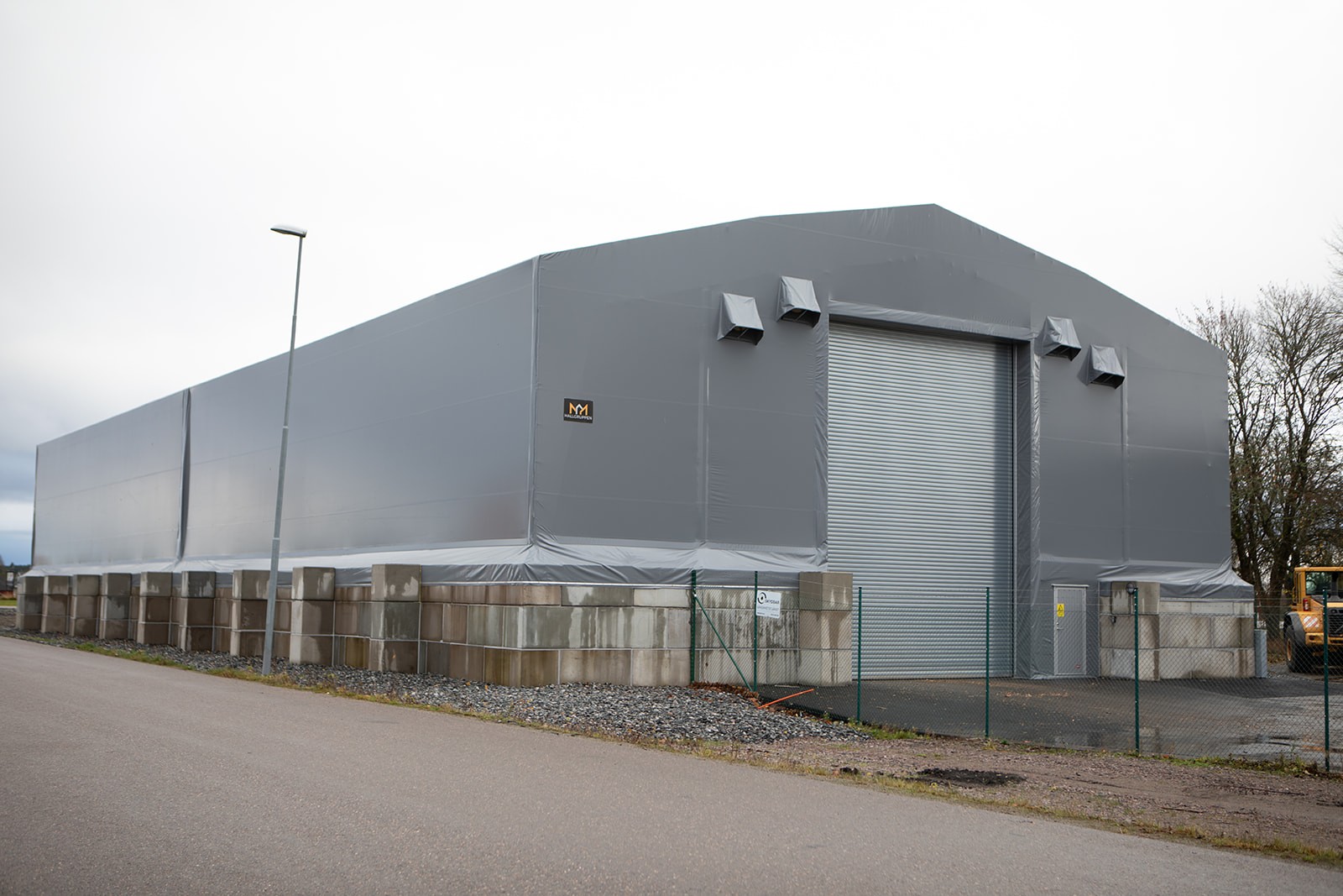 Solör fjärrvärmeverk i Floby – nybyggt lager, miljö