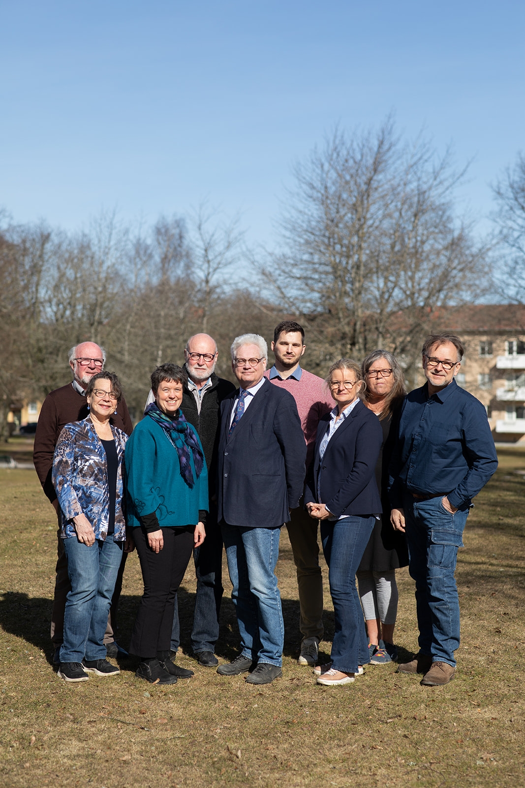 Liberalerna Falköping – gruppfoto utomhus i parkmiljö