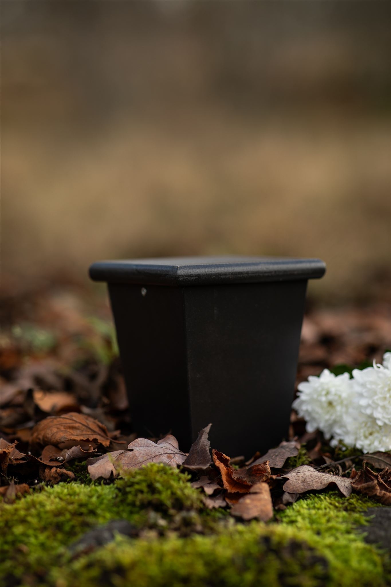 Produktfoto av urna med mjuk ljussättning mot neutral bakgrund.