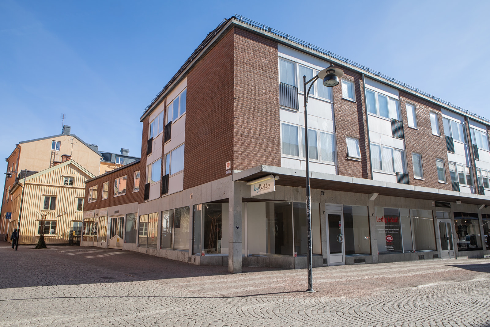 SBB – exteriör av fastighet i centrum