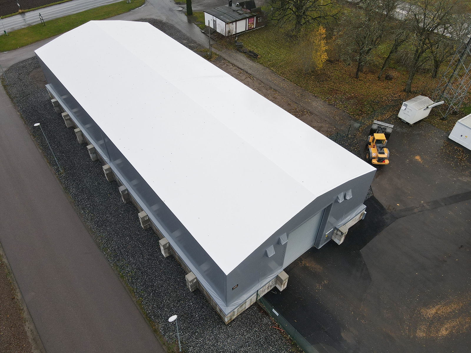 Solör fjärrvärmeverk i Floby – nybyggt lager, miljö